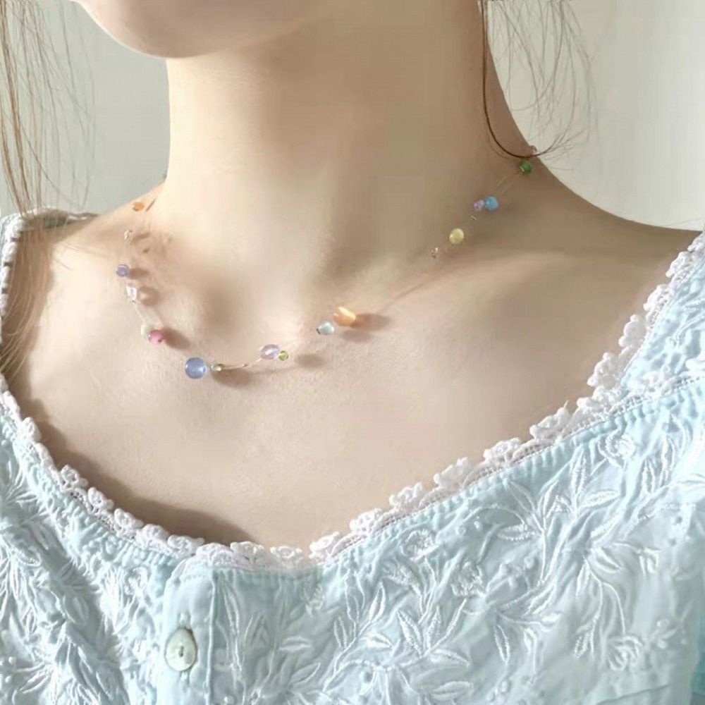 Korean Girl Lifestyle - قلادة من سبيكة معدنية بتصميم كوري،