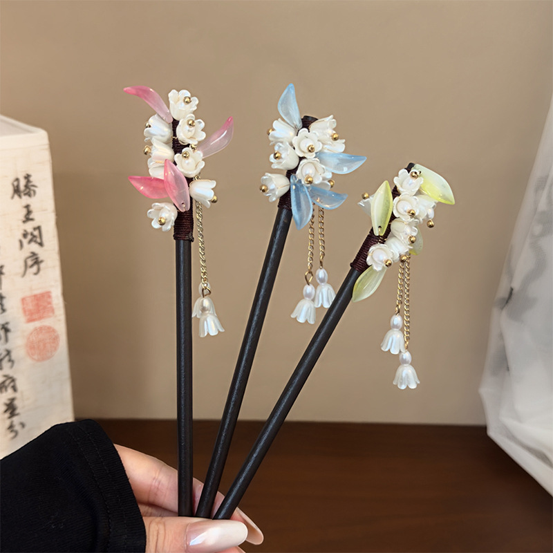 Hanbok Hair Pin - دبابيس شعر صينية تقليدية على شكل