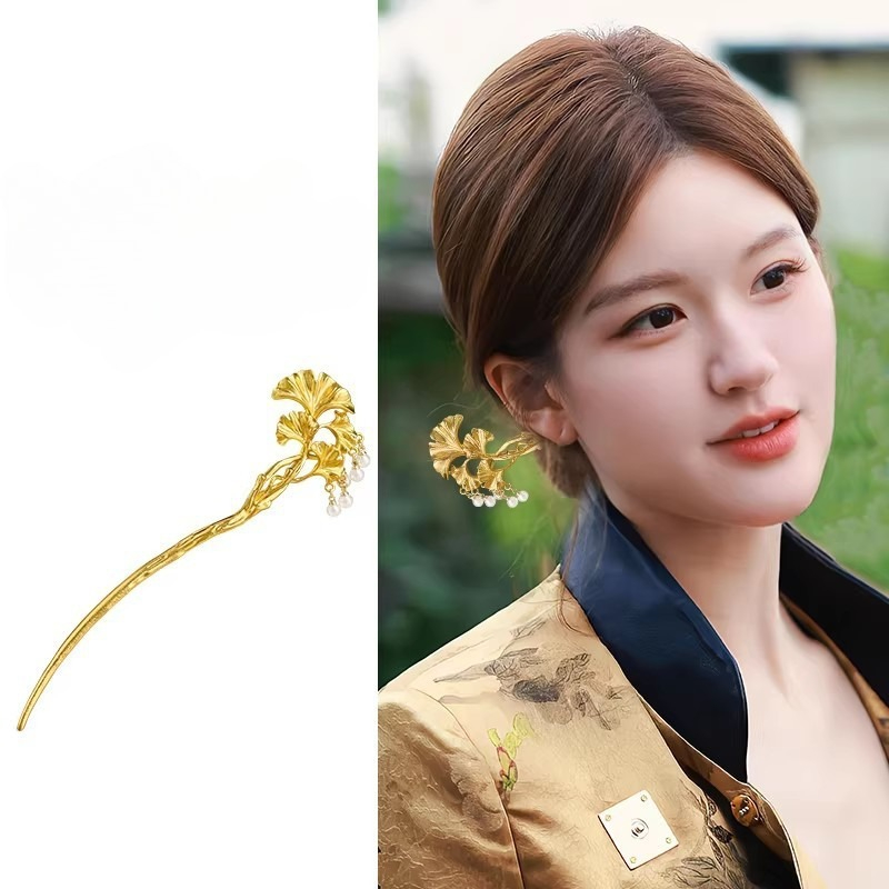 Hanbok Hair Pin - 1 قطعة دبوس شعر أنيق بتصميم