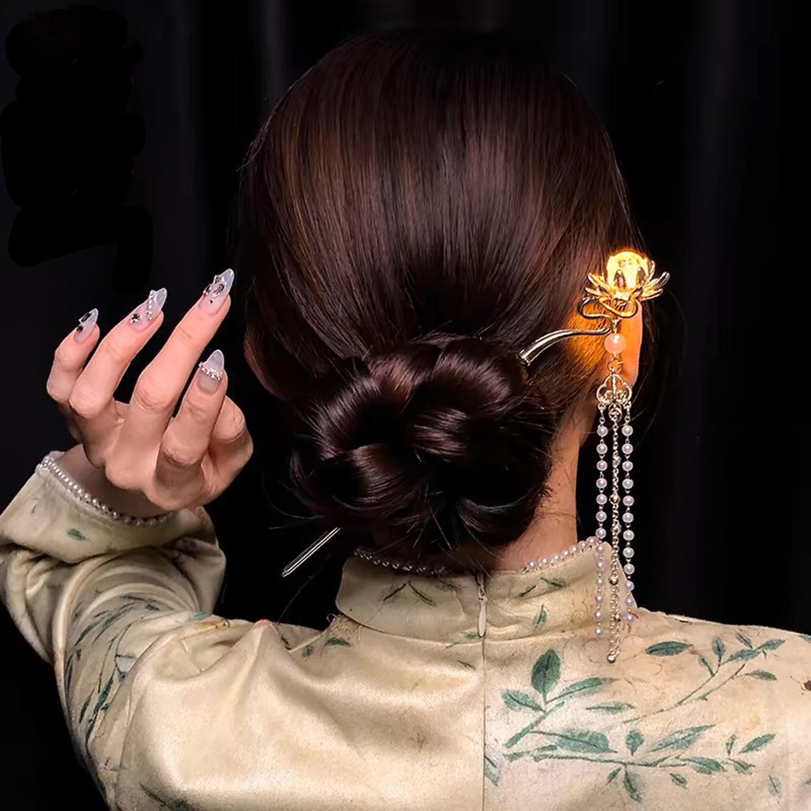 دبوس شعر معدني أنيق وعصري بتصم - مراجعة Hanbok Hair Pin وسعره