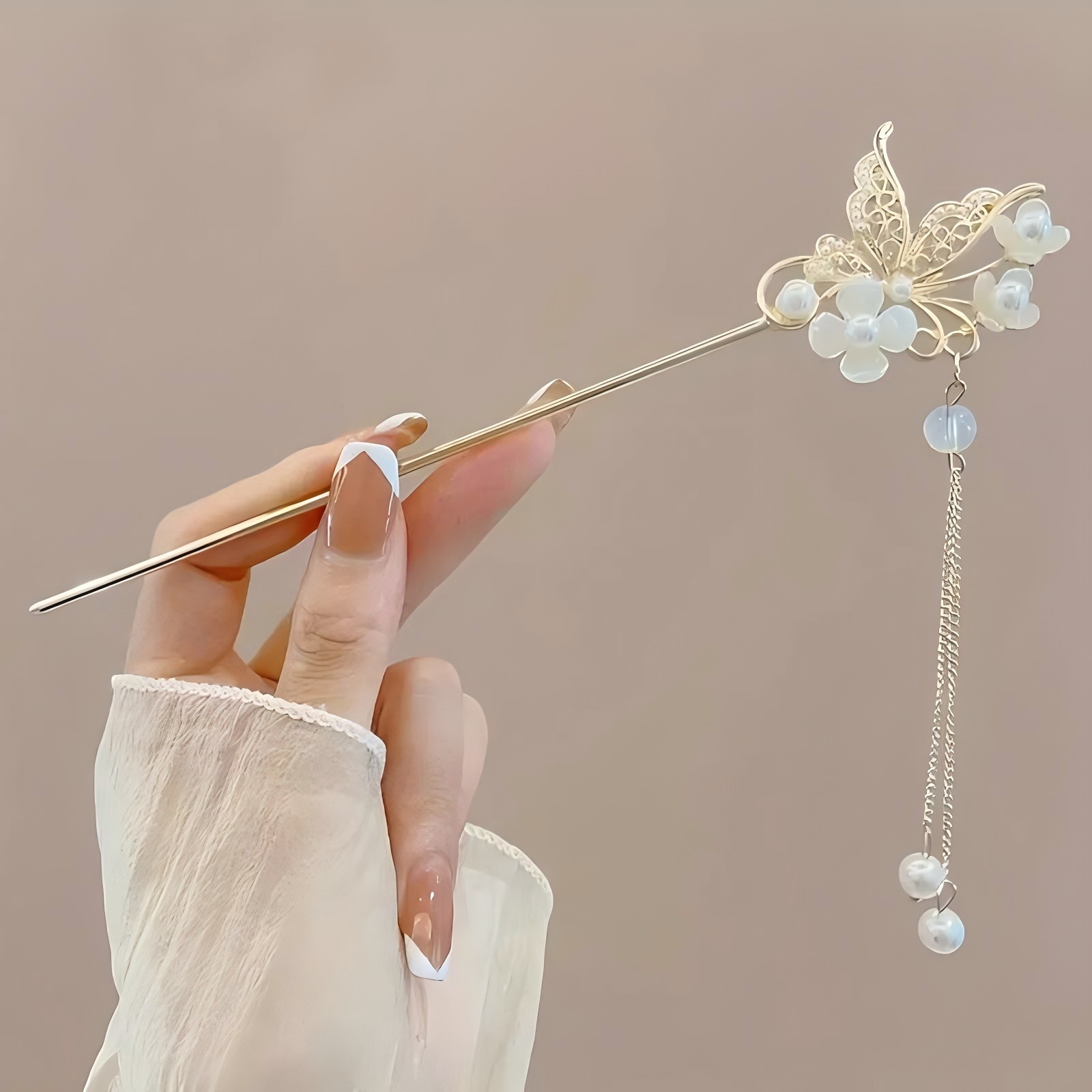1/6 قطعة أنيقة النمط الصيني شر - مراجعة Hanbok Hair Pin وسعره